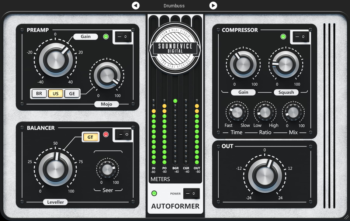 Autoformer - A free compressor effect VST plugin by Soundevice Digital